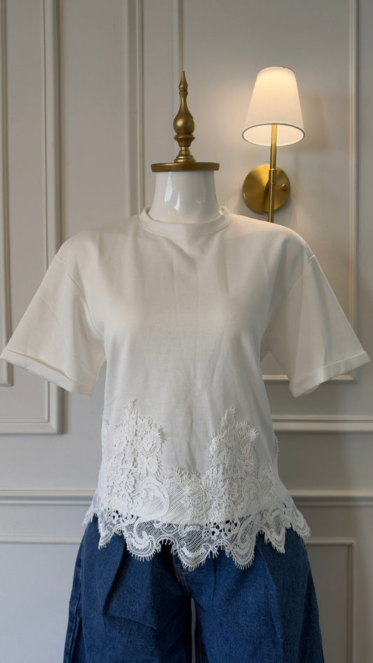 Blusa Lace White
