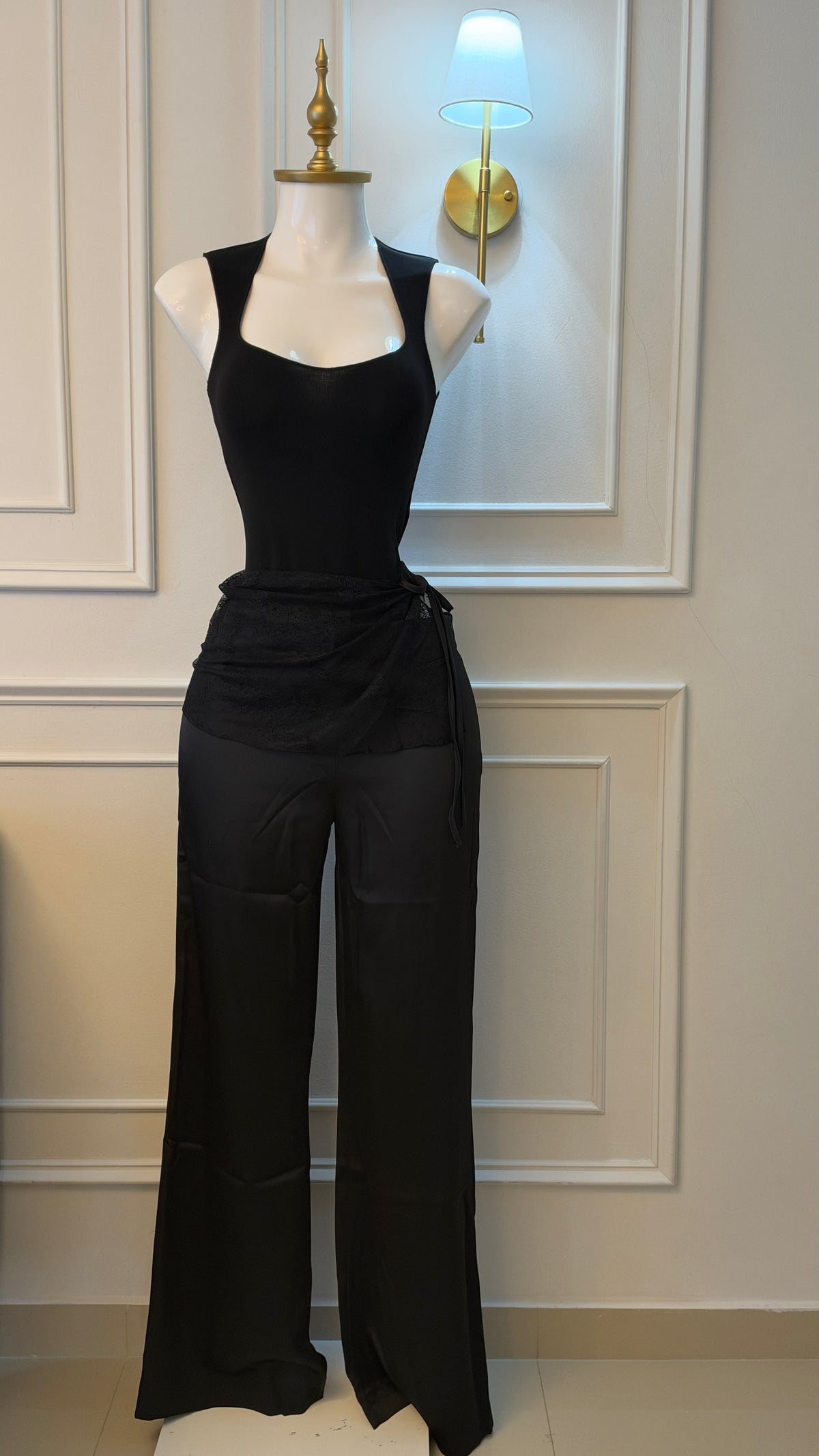 Pantalón Lace Black